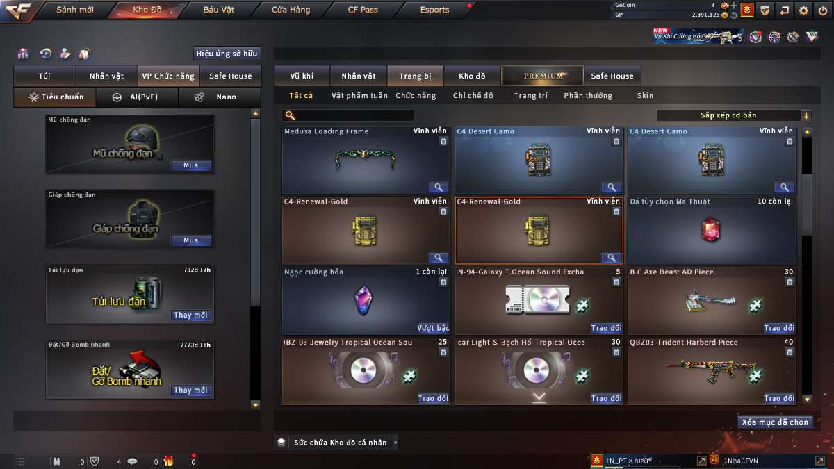 shop acc cf uy tin gia re